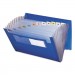 Smead 70876 Expanding File, 12 Pockets, Letter, Blue/Clear