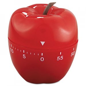 Baumgartens 77042 Shaped Timer, 4" dia., Red Apple