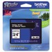 Brother P-Touch TZE345 TZe Standard Adhesive Laminated Labeling Tape, 3/4w, White on Black