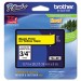 Brother P-Touch TZE641 TZe Standard Adhesive Laminated Labeling Tape, 3/4w, Black on Yellow