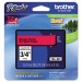 Brother P-Touch TZE441 TZe Standard Adhesive Laminated Labeling Tape, 3/4w, Black on Red