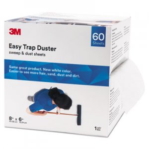 3M 59152W Easy Trap Duster, 8" x 30ft, White, 60 Sheets/Box