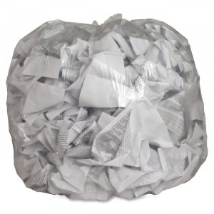 Genuine Joe 01015 Clear Trash Can Liners