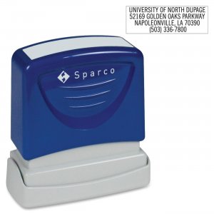 Sparco CS60458 Return Address Stamp