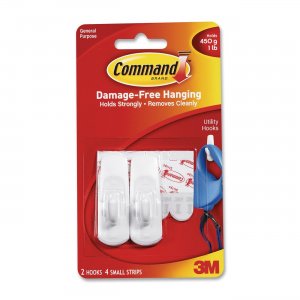 Command 17002 Hook with Adhesive Strip