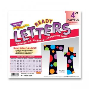 TREND 79754 Ready Letters with Neon Dots