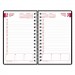 Brownline REDCB634VBLK DuraFlex Daily Planner, 5 x 8, Black, 2017