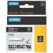DYMO 1805435 White on Black Color Coded Label