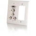 C2G 41027 Classic Audio/Video Faceplate