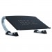 Allsop 30498 Adjustable Curve Notebook Stand, 15 x 11 1/2 x 6, Black/Silver