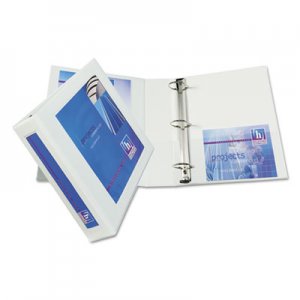 Avery 68036 Framed View Heavy-Duty Binder w/Locking 1-Touch EZD Rings, 2" Cap, White