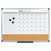 MasterVision BVCMB3507186 3-in-1 Calendar Planner Dry Erase Board, 24 x 18, Aluminum Frame
