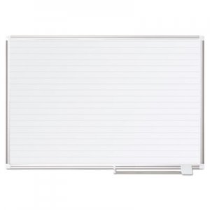 MasterVision MA0594830 Ruled Planning Board, 48x36, White/Silver