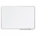 MasterVision MA0594830 Ruled Planning Board, 48x36, White/Silver