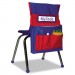 Carson-Dellosa Publishing CD158035 Chairback Buddy Pocket Chart, 12 x 22 1/2, Blue/Red