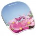 Fellowes 9179001 Gel Mouse Pad w/Wrist Rest, Photo, 9 1/4 x 7 1/3, Pink Flowers