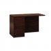 HON 105906LNN 10500 Series L Workstation Return, Full-Height Left Ped, 48w x 24d, Mahogany