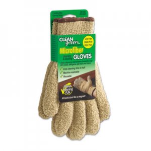 Master Caster MAS18040 CleanGreen Microfiber Cleaning and Dusting Gloves, Pair
