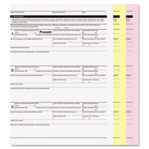 PM Company PMC59106 Digital Carbonless Paper, 3-Part, 8.5 x 11, White/Canary/Pink, 835/Carton
