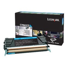 Lexmark C746A4CG C746,C748 Cyan Return Program Print Cartridge (6K)