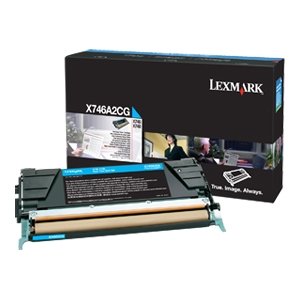 Lexmark X746A2CG X746, X748 Cyan Toner Cartridge