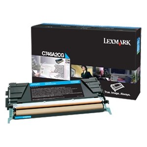 Lexmark C746A2CG C746, C748 Cyan Toner Cartridge