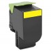 Lexmark 70C0H40 Yellow High Yield Toner Cartridge