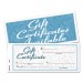 Adams GFTC1 Gift Certificates w/Envelopes, 8 x 3 2/5, White/Canary, 25/Book