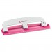 PaperPro ACI2188 inCOURAGE Three-Hole Punch, 12-Sheet Capacity, Pink