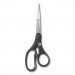 Westcott ACM15583 KleenEarth Basic Plastic Handle Scissors, 8" Long, 3.25" Cut Length, Black Straight Handle