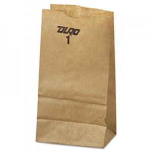 Genpak BAGGK1500 #1 Paper Grocery Bag, 30lb Kraft, Standard 3 1/2 x 7 3/8 x 6 7/8