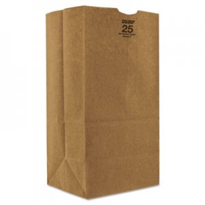 Genpak BAGGX2560S Grocery Paper Bags, 8.25" x 15.88", Kraft, 500/Bundle
