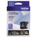 Brother LC103BK LC103BK Innobella High-Yield Ink, Black