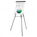 MasterVision FLX05101MV Telescoping Tripod Display Easel, Adjusts 38" to 69" High, Metal, Black