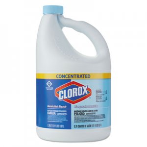 Clorox CLO30966EA Concentrated Germicidal Bleach, Regular, 121oz Bottle
