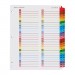 Cardinal CRD60990 OneStep Printable Table of Contents and Dividers - Double Column, 52-Tab, 1 to 52, 11 x 8.5