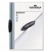 Durable DBL226301 Swingclip Polypropylene Report Cover, Letter Size, Clear/Black Clip, 25/Box