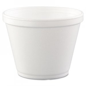 Dart DCC12SJ20 Food Containers, Foam,12oz, White, 25/Bag, 20 Bags/Carton