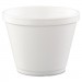 Dart DCC12SJ20 Food Containers, Foam,12oz, White, 25/Bag, 20 Bags/Carton