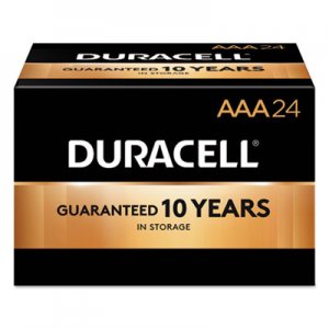 Duracell DURMN2400BKD CopperTop Alkaline AAA Batteries, 144/Carton