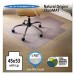 ES Robbins 141042 Natural Origins Chair Mat With Lip For Carpet, 45 x 53, Clear