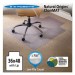 ES Robbins 141032 Natural Origins Chair Mat With Lip For Carpet, 36 x 48, Clear