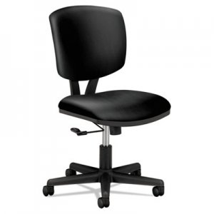 HON HON5701SB11T Volt Series Task Chair, Black Leather