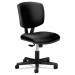HON 5703SB11T Volt Series Task Chair with Synchro-Tilt, Black Leather