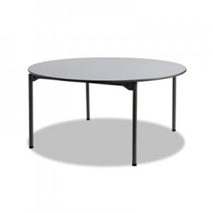 Iceberg ICE65867 Maxx Legroom Round Folding Table, 60" Dia. x 29-1/2"h, Gray/Charcoal