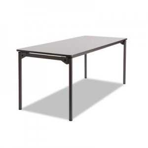 Iceberg ICE65827 Maxx Legroom Rectangular Folding Table, 72w x 30d x 29-1/2h, Gray/Charcoal