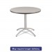 Iceberg 65621 CafeWorks Table, 36 dia x 30h, Gray/Silver