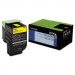 Lexmark 70C10Y0 70C10Y0 Toner (LEX-701Y) 1000 Page-Yield,Yellow