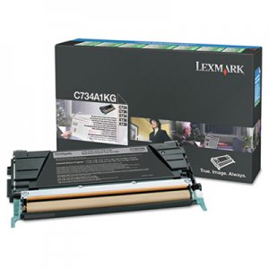 Lexmark X746H1KG X746H1KG High-Yield Toner, 12000 Page-Yield, Black