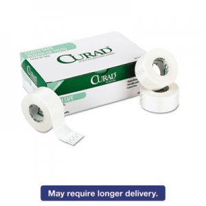 Curad NON270102 First Aid Silk Cloth Tape, 2" x 10 yds, White, 6/Pack